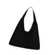 thumbnail image 4 of Bolsa para mujeres Bolso de agua para mujeres de gamuza para el trabajo de compras de viajes Negro, 4 of 8