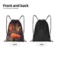 thumbnail image 5 of Kdxio Butterfly Sitting on a Flower Print Drawstring Backpack Bag,Waterproof Draw String Back Sack, Gym Drawstring Bags Swim Bag For Unisex, 5 of 9