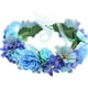thumbnail image 1 of Diadema de Flores JanHm Corona Floral Tocado Boho Azul, 1 of 4