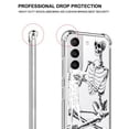 thumbnail image 3 of Skull Love Cat Clear Case for Samsung Galaxy S21 Plus,Aesthetic Art Design Case for Men Women,Unique Trendy Transparent TPU Bumper Case Cover, 3 of 5