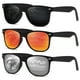 thumbnail image 1 of DEMIKOS Gafas de sol polarizadas para hombre y mujer, lentes de espejo retro de moda para conducir, pescar, protección UV400, 1 of 1