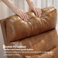 thumbnail image 6 of Modern Teddy Fleece Nursery Rocking Chair - High Back Glider with Pillow, Side Pockets for Bedroom & Nursing Room, 6 of 8