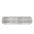 thumbnail image 4 of Palmer 70"Wide White Wood 4-Door TV Stand, 4 of 5