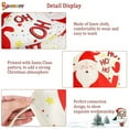 thumbnail image 5 of Spencer 1PC Christmas Kitchen Apron Santa Claus Elk Snowflake Pattern Decor for Christmas Dinner Party Cooking Baking Crafting House Cleaning, 5 of 6
