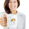 thumbnail image 2 of Love Guinea Pig Cute Fun Animal Lovers Coffee & Tea Gift Mug (15oz), 2 of 4