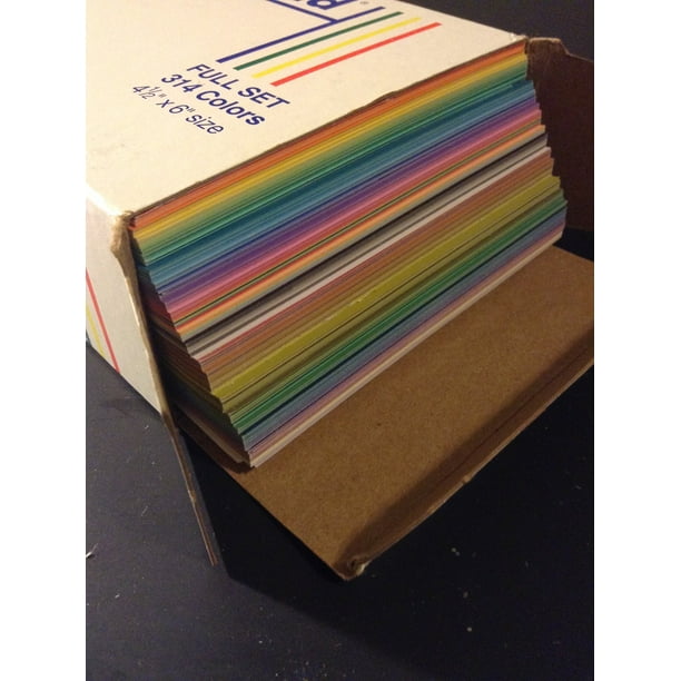 Coloraid Full Set of 314 Color Swatches 4.5 x 6 Inches