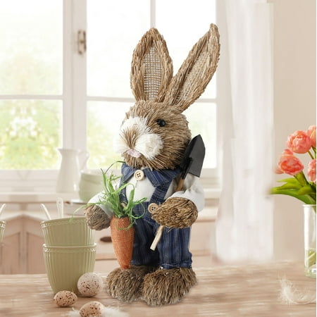 

Appreciation Gifts Easter Rabbit Puccinia Bunny Decoration Home Decoration Shopping Mall Decoration Gardening Christmas Snowman Ornament Decoration Gifts