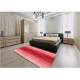 thumbnail image 5 of Ahgly Company Machine Washable Indoor Rectangle Transitional Pastel Red Pink Area Rugs, 2' x 5', 5 of 7