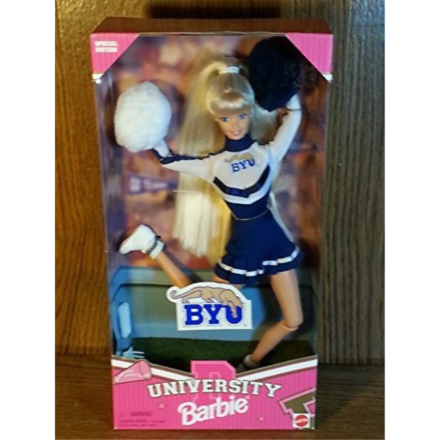 BYU University Barbie Cheerleader