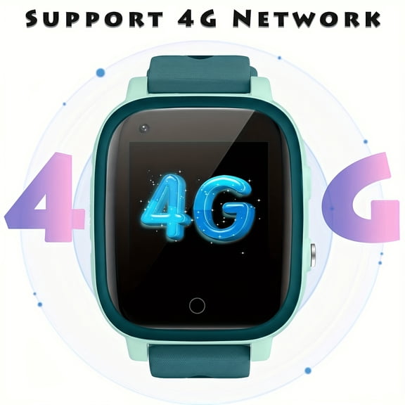 2026 New 4G Kids Smart Watch with GPS Anti-Lost SOS Call WiFi, Safe Interactive Wrist Watch, Birthday Christmas Holiday Gift for Boys Girls