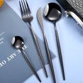 thumbnail image 3 of Stainless Steel Cutlery Sets Spoon Fork Knife Dinner Set Flatware Kitchen Tableware Christmas Gift, 3 of 3