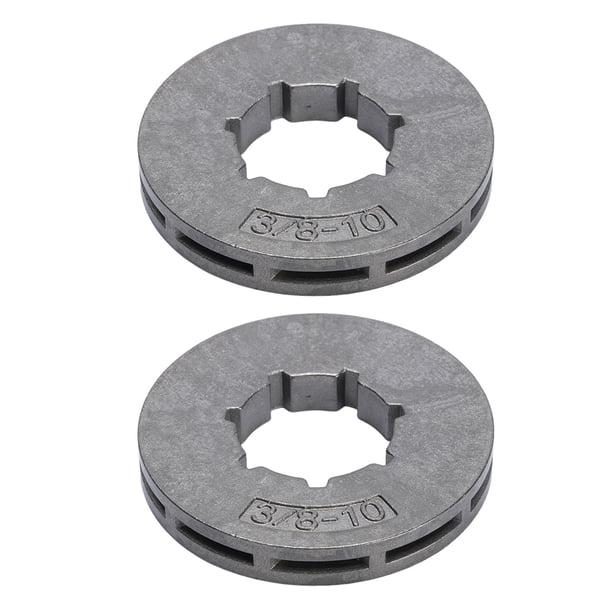 Piñón De Llanta De 22 Mm 3/8 En 10, Piñón De Llanta De Motosierra De Hierro De Alta Dureza De Construcción Robusta Para Motosierras De 10 Dientes