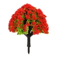 thumbnail image 3 of Milaget 10pc Layout Model Trees 1:200 Scale w/ Flower Building Garden Accessories #5 Red Red Yellow, 3 of 7