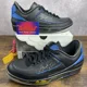 thumbnail image 1 of Ni - ke Off-White x Air Jordan 2 Retro SP Low Black Varsity Royal Size 7.5 DJ4375-004 OG, 1 of 5