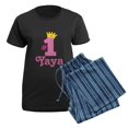 thumbnail image 5 of CafePress - Yaya (Number One) Women's Dark Pajamas - Women's Short Sleeve Print T-Shirt and Pants Dark Cotton Pajama Set, 5 of 7