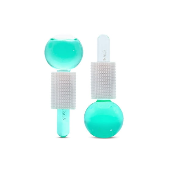 Satavi Naturals Beauty Ice Globes (Heat-Resistant & Freezer-Safe) Luxurious Facial Tools for Radiant Skin, Enhances Circulation to Tighten Skin, Reduce Puffiness, Minimize Pores, Alleviate Tension
