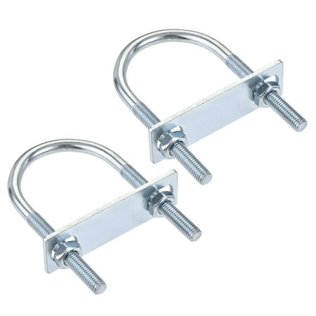 

Uxcell 50mm Inner Width 100mm Length Round U-Bolt Steel M8 2 Sets