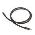 thumbnail image 1 of Cable óptico / digital Toslink Conector de cable de fibra con contactos dorados Cable Dolby / HiFi 100cm Sunnimix Cable de audio óptico, 1 of 7