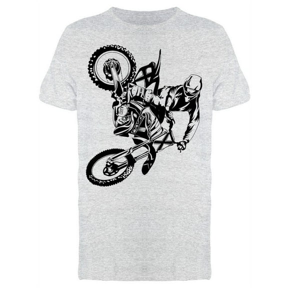 Biker Trick T-Shirt Men -Image by Shutterstock, Male Small