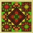 thumbnail image 1 of Ahgly Company Indoor Square Patterned Maroon Red Area Rugs, 7' Square, 1 of 1