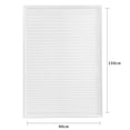 thumbnail image 2 of Persianas plisadas autoadhesivas de 90 x 150 cm, semiopacas, para baño, ventanas, cortinas, textiles para el hogar, color blanco, 2 of 6