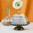thumbnail image 2 of MasteelfCA 1 Set Ceramic Cake Display Stand Party Cake Holder Cake Storage Plate Food Serving Tray, 2 of 8