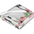 thumbnail image 5 of LHSHID Gifts for girlfriend Blanket Flannel Soft and Comfortable Anti static Bed Sofa Blanket 60x80in, 5 of 5
