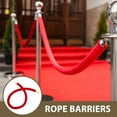 thumbnail image 5 of ETEREAUTY Stanchion Rope Red Heavy Duty Hooks for Crowd Management Wear-Resistant, 5 of 9