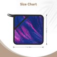 thumbnail image 3 of Sikiie Neon Gradient Blue Pot Holders Kitchen Insulation Mats Heat Resistant Pot-Holder Oven Anti-Scald Pads for Cooking Baking, 7.1*7.1inch, 3 of 8