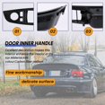 thumbnail image 4 of 7PCS Right Hand Drive RHD For 5 Series F10 F11 Car Interior Door Handle Inner Panel Pull Trim Cover Armrest,3 x Passenger handle 3 x Window lift button 1 x Driver side glass lift switch frame, 4 of 8