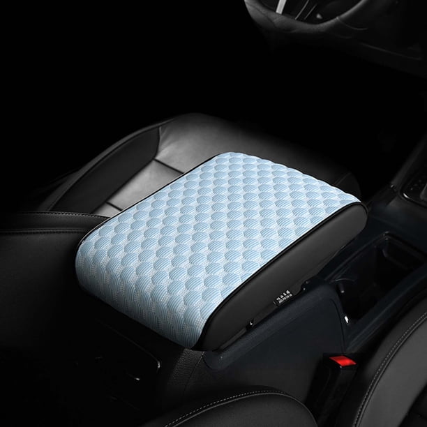 Reposabrazos de malla de algodón viscoelástico, cojín para asiento de coche, ergonómico, transpirable, plegable y portátil, con espuma viscoelástica, para silla de oficina.