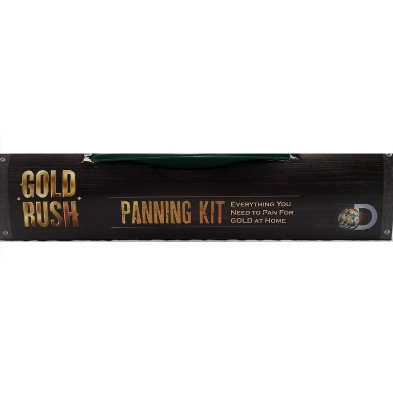  Gold Rush Mining Kit Real PayDirt-12 Green Gold  Pan-Vial-Snuffer-Tweezers-Loupe : Patio, Lawn & Garden
