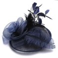 thumbnail image 2 of Ladies Royal Fascinators Wedding Races Sinamay Cocktail Fascinator Women Linen Feather Hat Party Fedora Cap New, 2 of 5
