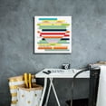 thumbnail image 4 of Epic Graffiti 'Heart Rainbow'  by Erin Clark Canvas Wall Art, 18" x 18", 4 of 7