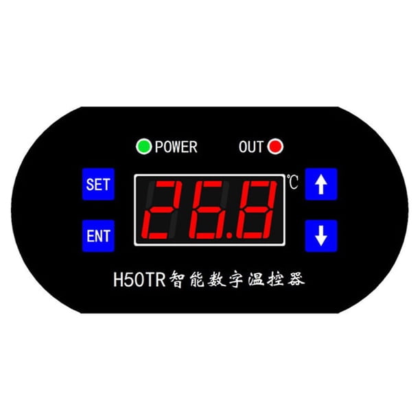 Billuyoard Controlador de temperatura del termostato H50TR Agua ajustable -55 ~ 300 ° C Termostatos para interruptor de hogar en caja Paquete Type2 NO2