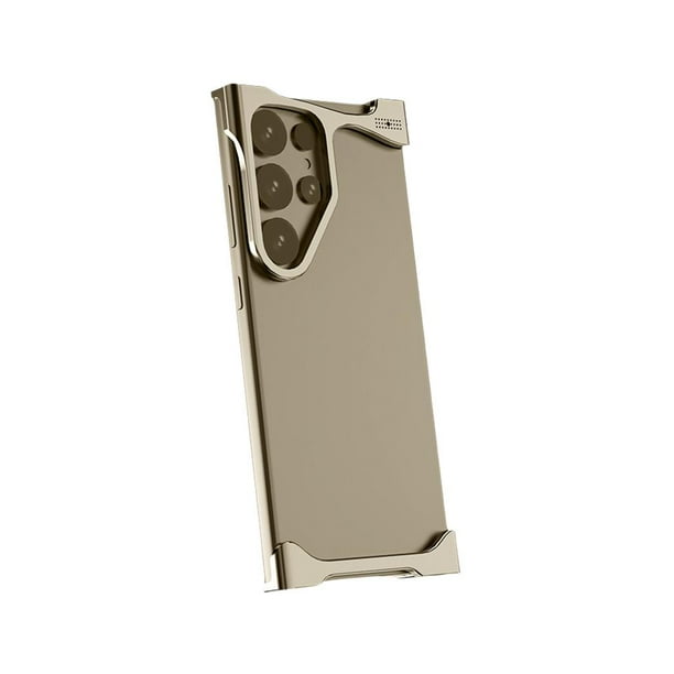 Wartleves Funda minimalista sin marco de metal para Galaxy S25, S25+ y S25Ultra