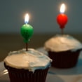 thumbnail image 3 of Chef Craft Classic Balloon Candles, 3 Piece Set, Red/Orange/Green, 3 of 4
