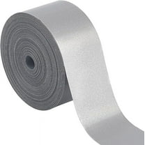 1Bag 12.5M Polyester Hot Melt Reflective Tape for Clothes Worksuits Rain Coats Jackets Silver 25x0.08mm 12.5m/bag