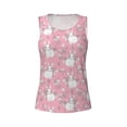 thumbnail image 4 of Gaeub Rabbit And Flower Women's Workout Tank Tops Lightweight Sleeveless Shirts for Women for Athletic Running Tennis Yoga - X-Large, 4 of 9