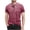 Red, variant on Xihbxyly Mens Shirts Button Soft Fitted Tees Crew Neck Short Sleeve Soft Fitted Tees Casual Tops Solid Regular Fit Mens Dress Shirts Trendy for Outdoor