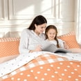 thumbnail image 4 of Manfei Classic Plaid King Size Comforter Sets,Cute Polka Dot Comforters King Size,Pink,Reversible,3pcs,1 Comforter and 2 Pillowcases,3pcs,1 Comforter and 2 Pillowcases, 4 of 7