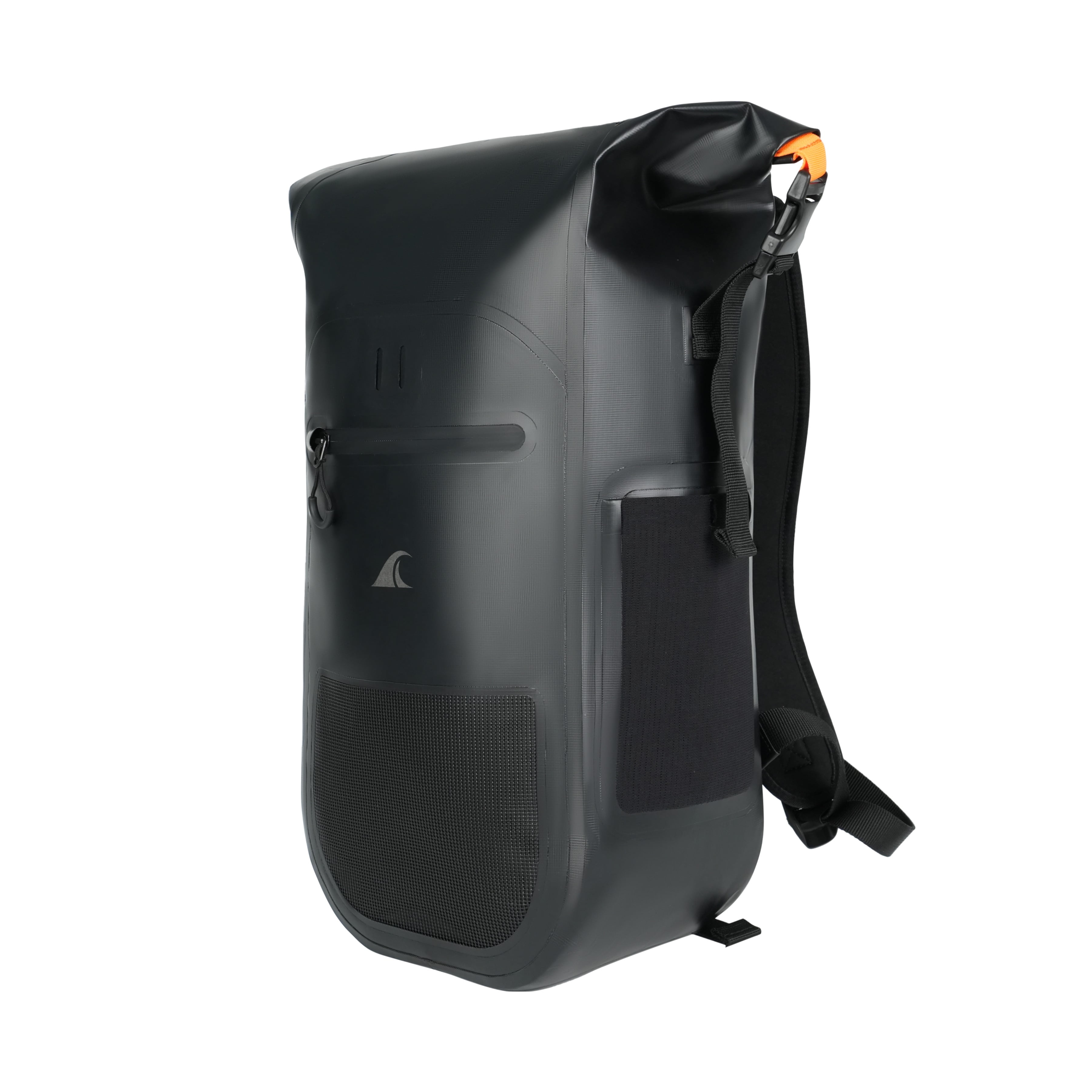 Breakwater Supply Meanhigh Dry Bag Waterproof Backpack, 25L, Small, for Kayaking, Backpacking, Hiking, Hunting, Fishing + Floating, Rolltop, Light Weight, Mesh Water Bottle Holders