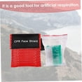 thumbnail image 4 of CPR Face Shield Mask, First Aid Kit Emergency Face Cover Keychain Resuscitation Face Shield Pocket Disposable 7pcs/Set, 4 of 5