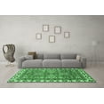 thumbnail image 3 of Ahgly Company Indoor Round Oriental Emerald Green Traditional Area Rugs, 5' Round, 3 of 4