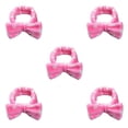 thumbnail image 3 of Minnieouse Diademas Bowknot Stretch Head Band Banda para el sudor ajustable Estilo Headwear Hairband para de cara Running Pink white dot Type2 NO2, 3 of 6