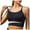 Black, variant on Women's Color Bump Together Running Sports Bra Fitness Absorption Yoga Bra Sports Underwear Workout Sports High Support Comfortable Bralettes Grey L