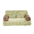 thumbnail image 4 of LOVIVER Canapé pour Chat Confortable Lit Antidérapant pour Chatons de Toutes Races Vert m, 4 of 8