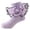 Purple, variant on REDARER Toddler Girls' Ankle Socks with Pearl-Trimmed Lace Ruffle Soft Cotton Non- Floor Socks for Dress Up & Formal Occasions,1-3 Years