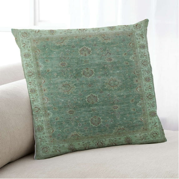 Ahgly Company Indoor Square Mid-Century Modern Throw Pillow, 18 inch by 18 inch