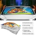 thumbnail image 5 of Windshield Sunshades Scooby Doo Car Windshield Sun Shade Automotive Interior Sun Protection Uv Protection Sun Visors Shade Blocker Accessories, 5 of 8